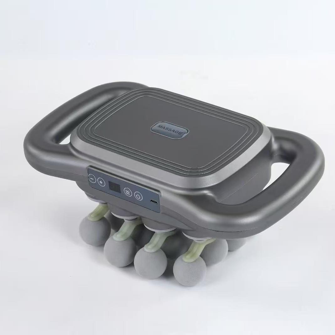 16-Head Powerful Deep Tissue Fascia Gun серый