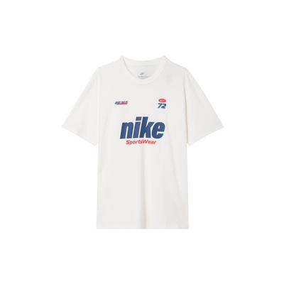 Sportswear Premium Essentials Letter Print Crew Neck Short Sleeve T-Shirt Men Tops Sail HQ1570133