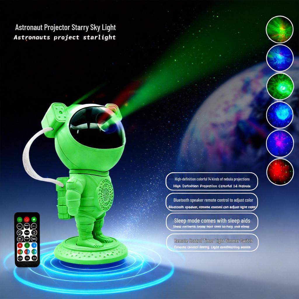 Projecteur Ciel Étoilé Astronaute: Veilleuse Bluetooth Créative & Cadeau pour Enfants