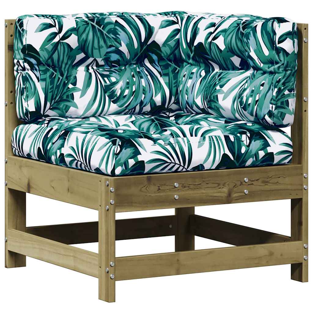 8 Piece Garden Lounge Set with Cushions Pressure Treated Pine Wood