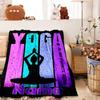 Yoga Is My Favorite Season Customize Your Name Home Blankets Comfortable Soft Lightweight Allseason Multipurpose Blanket For Picnics Sofas Offices