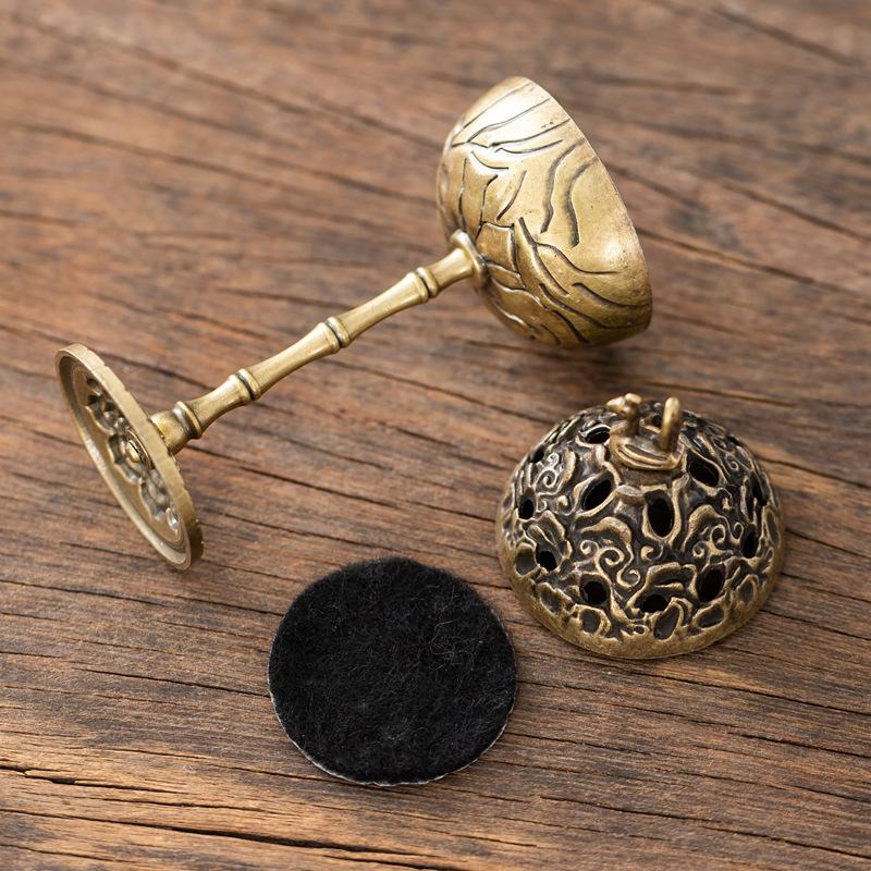 Zinc Alloy Hollow Aromatherapy Deer Crane Incense Burner Indoor High-foot Stove Office Tea Room Decoration Incense Burners