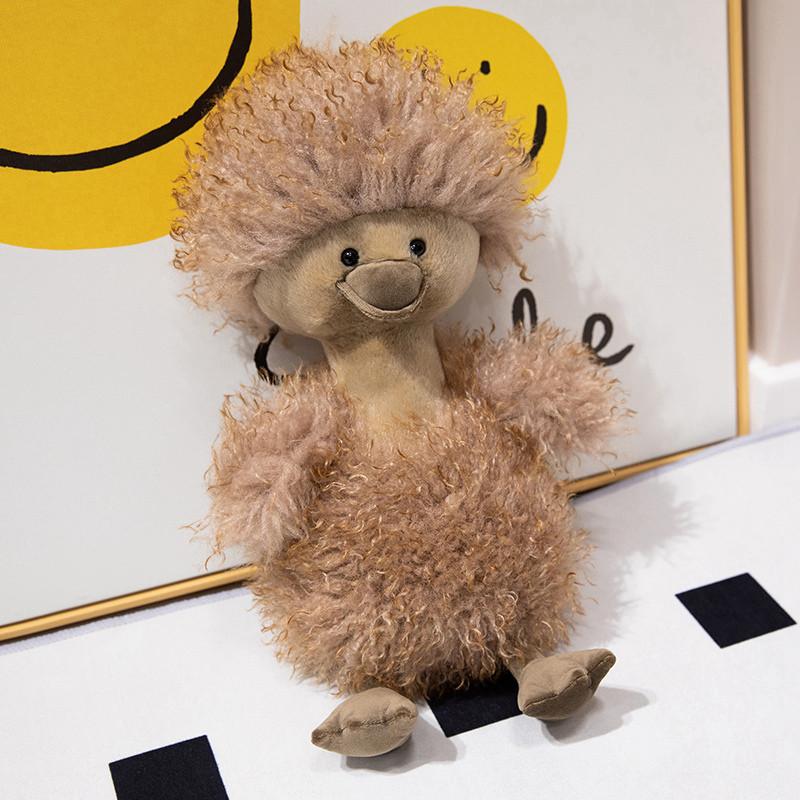 Charming Yellow Plush Duckling Doll Cute And Fluffy Stuffed Animal For All Ages