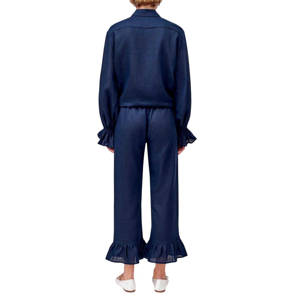 Sleeper Womens/Ladies Linen Pyjama Set
