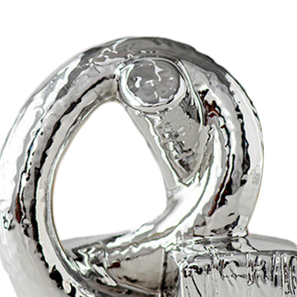 Umělecká socha uzlu pro bytovou dekoraci - elegantní akcentový kus do obývacího prostoru