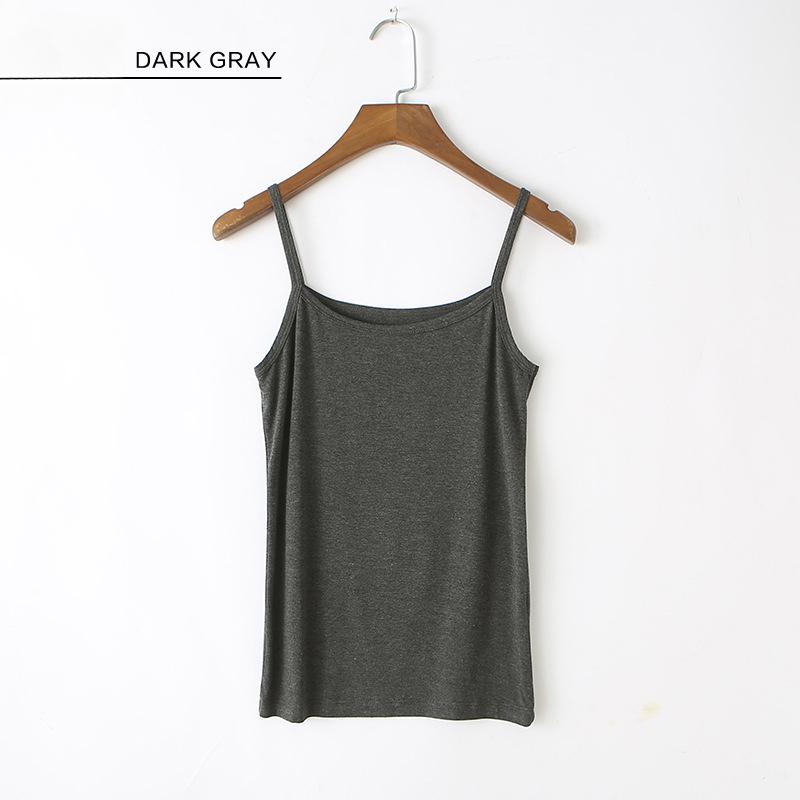 Lässige Damen-Tanktops mit schmaler Passform und dünnen Trägern, ärmelloses Leibchen, Rundhalsausschnitt, lockere Sommerkleidung, Unterhemd, Spaghettiträger, Basic-Unterhemden