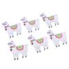 6pcs DIY Embroidery Sew On Patches Washable Embroidered Patches Cute Iron On Patches  For Bags