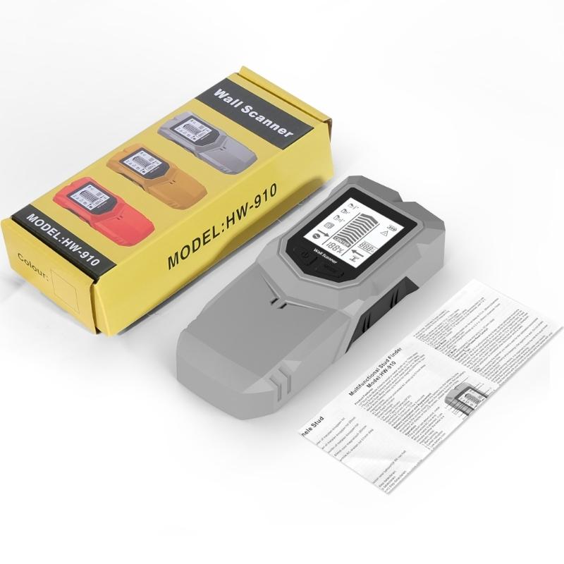 Lightweight ABS Construction Portable Metal Detector Scanner For Metal Wood Wiring Wall & Multiple Surfaces Applications