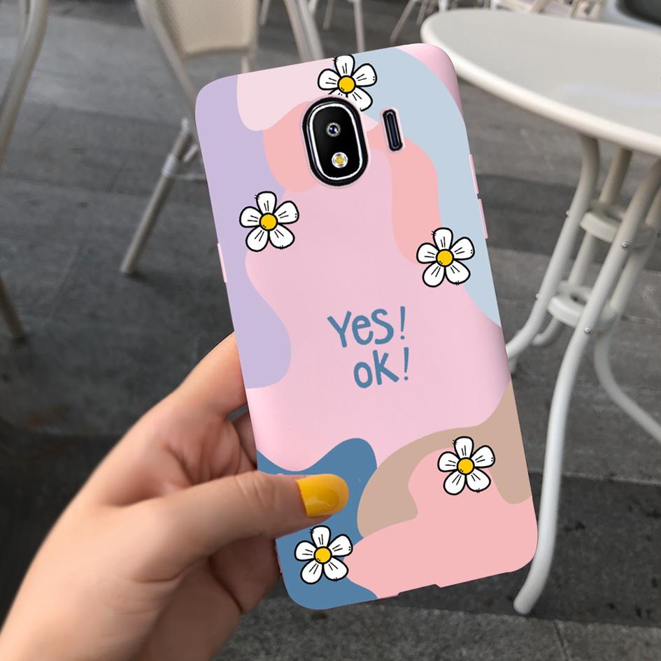 For Samsung Galaxy J4 J6 2018 EU Case SM-J400F J600F Lovely Cartoon Protective Skin Cover For Samsung J4 2018 J 4 J 6 Soft Coque