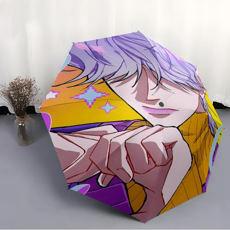 1pc KPop Demon Hunters29 Umbrella, Sun Protection, And UV Shielding. It Has Eight Sturdy Ribs for Outdoor Use And Perfect Gift