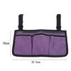 Large Capacity Folding Chair Outdoor Wheelchair Pocket Wheelchair Pouch Chair Side Bag Storage Bag
