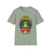 Unisex Softstyle T-Shirt Mens Womens Tees Top Meditating Frog Mushroom Cosmic Stars Trippy Tee