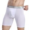 Aokuansu Men's Long Sport Boxer Briefs - Anti-Friction, Plus Size, For Running