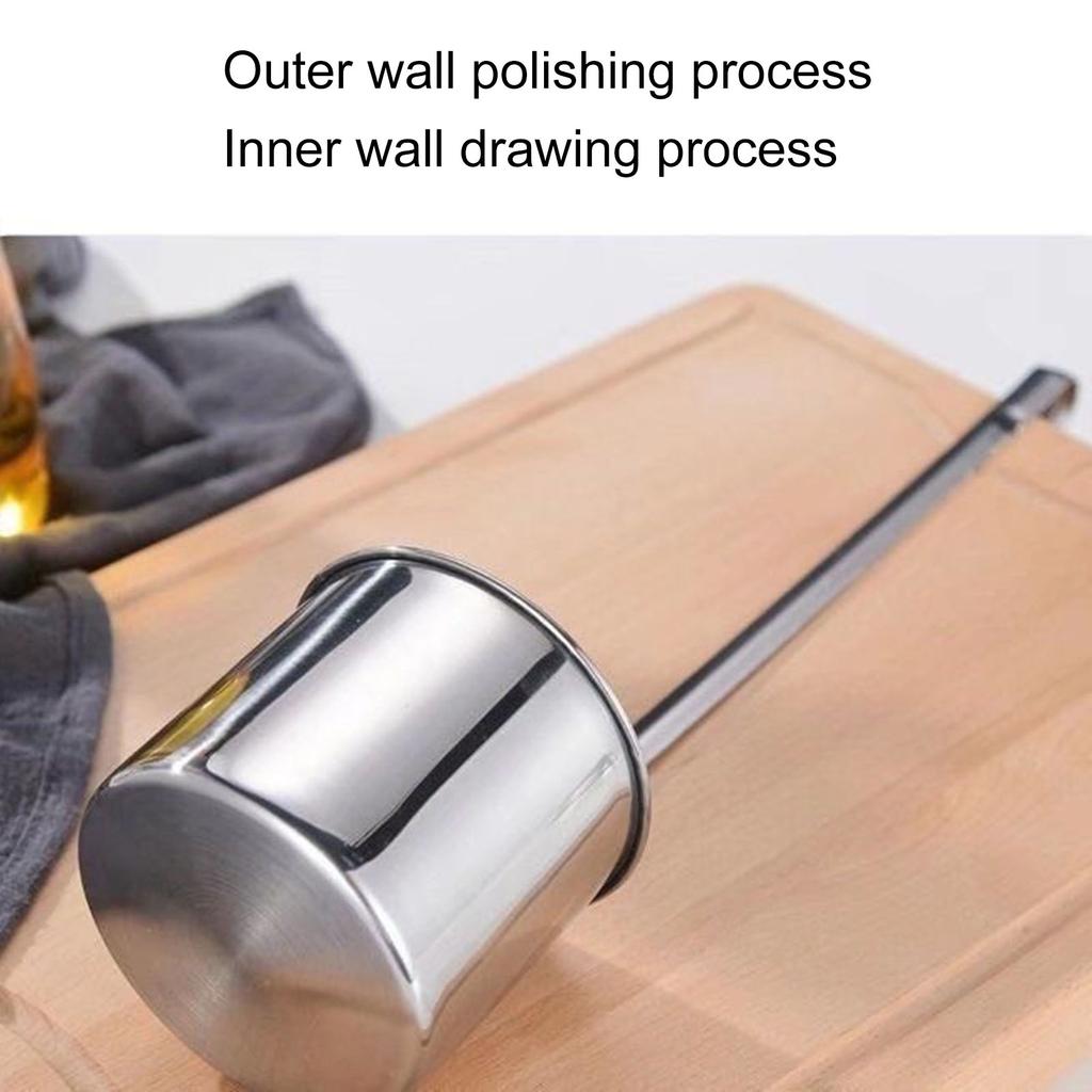 304 Stainless Steel Wine Dipper Portable Wine Ladle Spoon for Outdoor Travel Practical Beer Pouring Measuring Spoon