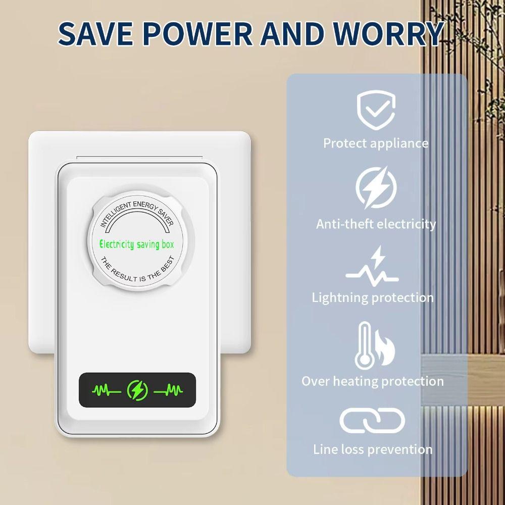 US/EU Adapter Electric Energy Saver Stable Performance Energy-saving Appliance  Household Use