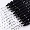 Uni Fineliner Zeichenstift für Skizze Anime Manga Haken, PIN-200 Wasserbasis Wasserdicht Verschiedene Unterschiedliche Strichstärken Kalibrierter Marker