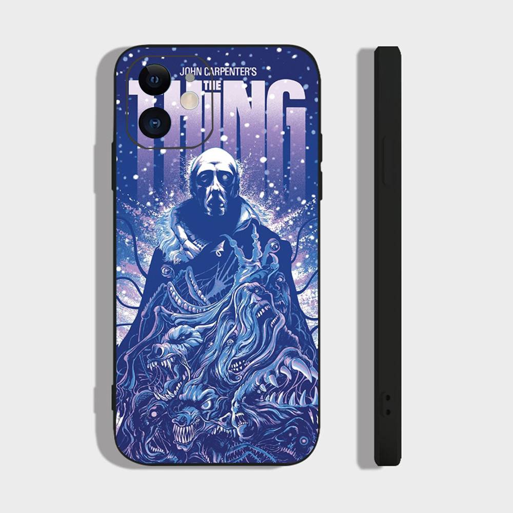 The T-Thing - John Carpenter Thriller Movie Phone Case For IPhone 17 Air 16 15 14 13 Pro Max 11 12 Black Silicone Cover