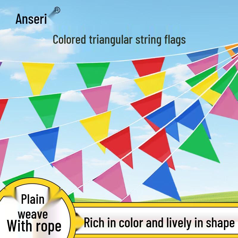Ansa Rui 10-Pack Rectangular Plastic Warning & Event Flags