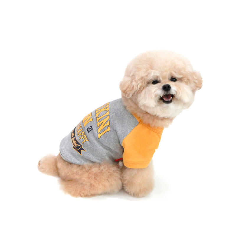 KINI WE ARE HAPPY TSHIRT-GRAY (Short Sleeve T-shirt) M