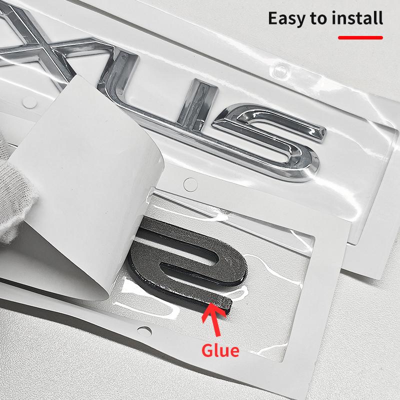 3D Car trunk letter sticker Accessory For Lexus F SPORT GX460 Ct200h IS250 ES 220D IS200 Fsport GS GX IS LS LX NX RX UX CT LC RC
