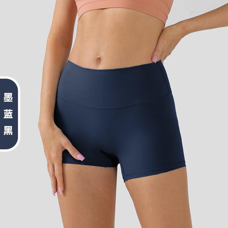 High-Waisted Yoga Shorts Women Breathable Compression 3/4 Leggings Running Gym Cycling Fitness