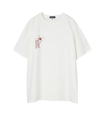 EDIBLET Pioson Graphic Regular Fit T-Shirt O/White
