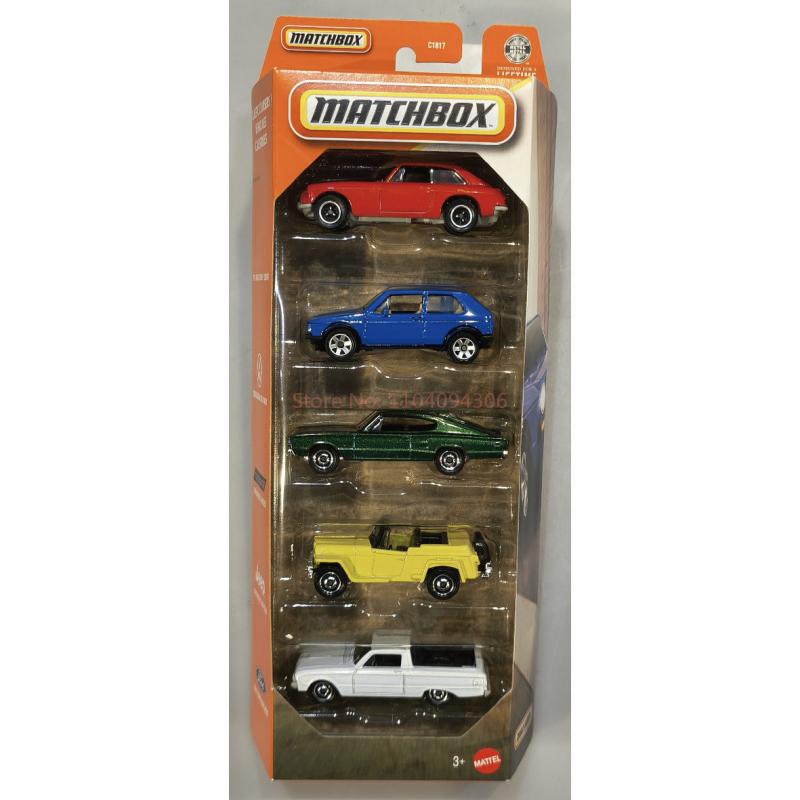 Matchbox Diecast Modellauto C1817 5er-Pack 2026 Kollektion Stadt Mini-Autos Metallspielzeugauto Für Erwachsene Sammler Heim-Display-Dekoration