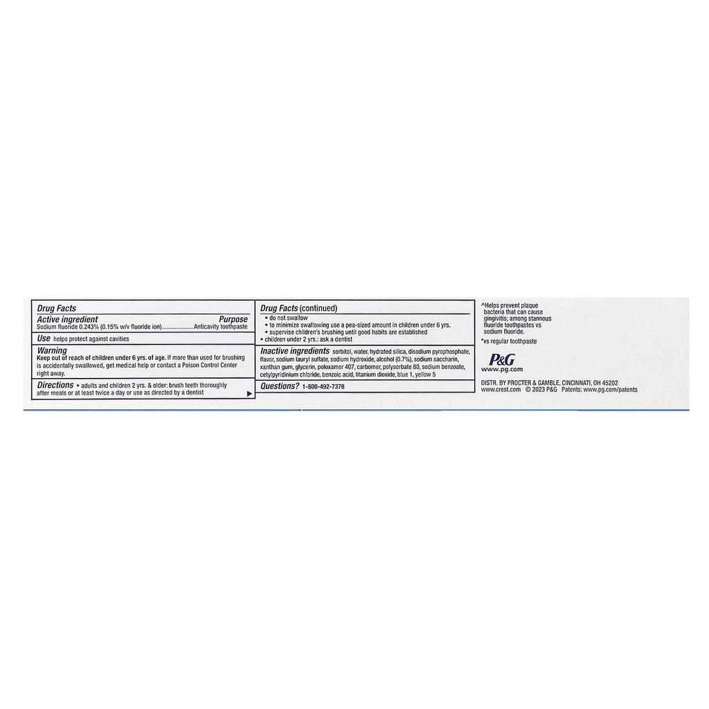 Plus, Scope, Outlast + Whitening, Cavity Prevention Fluoride Toothpaste, Mint, 153G(5.4Oz)