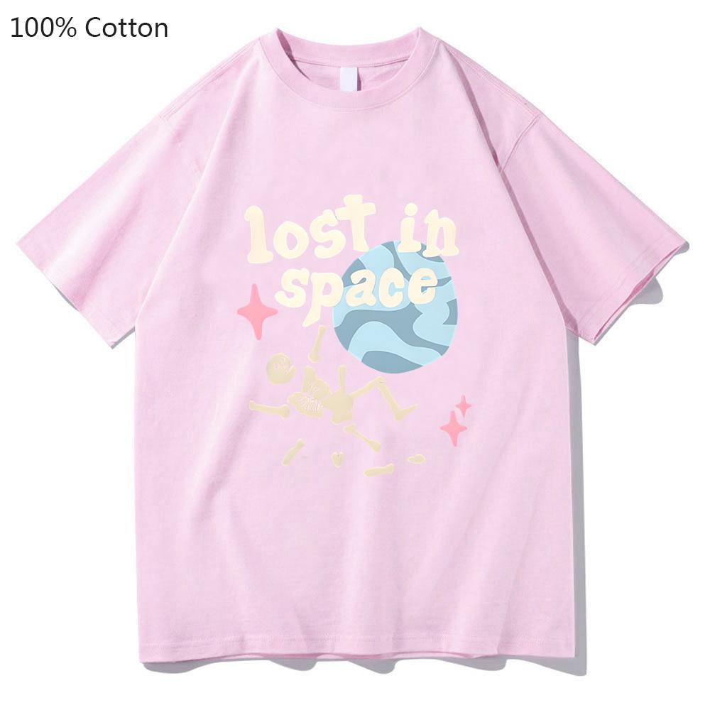 Lost In Space Planet T-shirts Unisex Kawaii/Cute 100% Cotton Tshirts Summer Regular T Shirt Sense of Design High Street Tops