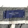 INCOTEX Cupra Lining Cropped Slacks Pants Size 40 Women’s L Inseam 59cm Gray(USED)