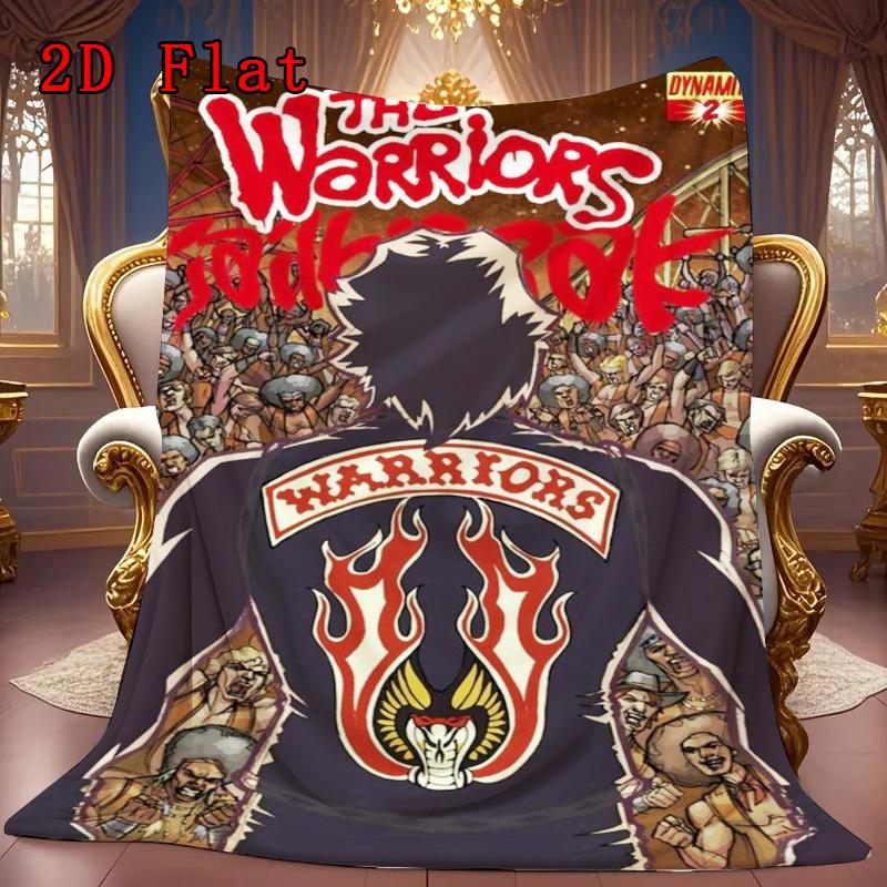 The Warriors 2D Flat Pattern Flannel Blanket High Quality All Seasons Warmth and Comfort Perfect for Christmas Gifts.NMT0928166