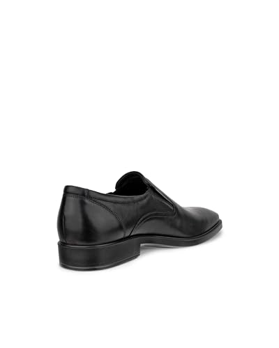 ECCO METROPOLE MILAN Men's Genuine Leather Slip-On Shoes, 52330401001, Black, Sizes 26.5cm-27.0cm, 3E