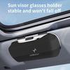 For Polestar Car Sunglasses Holder, ABS Visor Glasses Case Clip Carbon Fiber Texture Car Sun Visor Glasses Box Storage
