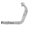 Motorcycle Full Exhaust System Vent Front Pipe Link for Yamaha MT 07 FZ 07 2014 2017(Straight)