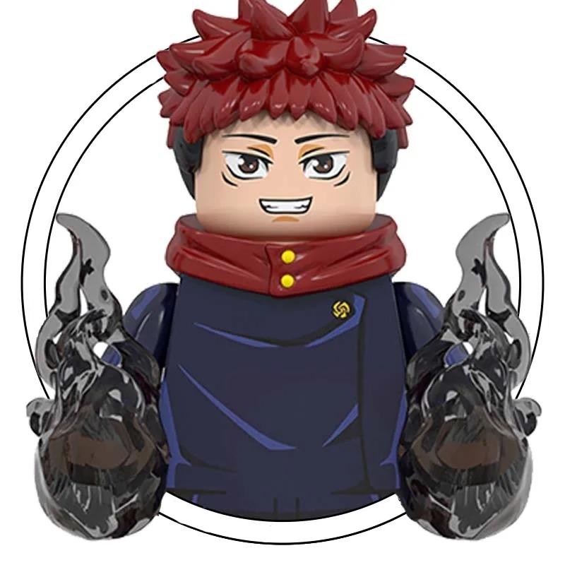 WM6202 WM6201 WM6200 WM6140 WM6139 Jujutsu Kaisen Byggeklosser Mini Actionfigur Itadori Yuji Gojo Satoru Ryomen Gaver Leker