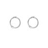 2023 New 925 Sterling Silver Hoop Earrings - Women's Circle Cartilage Studs, Summer Style