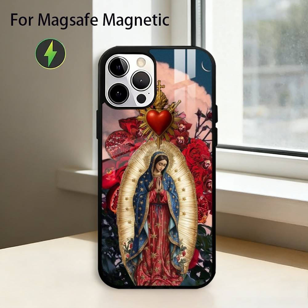 

Fashion FridaS-S K-Kahlo Phone Case For iPhone17,16,15,14,13,12,11 Plus,Pro Magnetic For Magsafe Wireless Charging iPhone17Promax