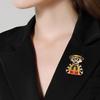 Circus Clown Fashionable Versatile Farmer Accessory Brooch