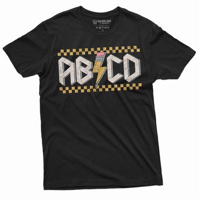Back To School ABCD Tee Shirt School Energy Funny TK Elementary School Kids Tee