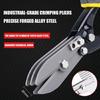 High Performances Metal 5Blade Crimping Tool For Repairing Mismatched Connection In Ductwork And Downspout Installations