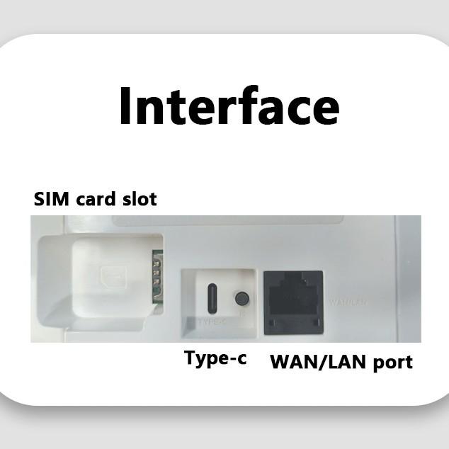 4G LTE CP116 Home Wall-Penetrating WiFi Router with SIM Slot