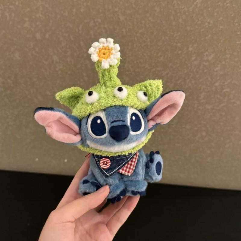 Stitch Plush Keychain Cartoon Character Pendant Cute Chef Doll Bag Charm Gift Kids