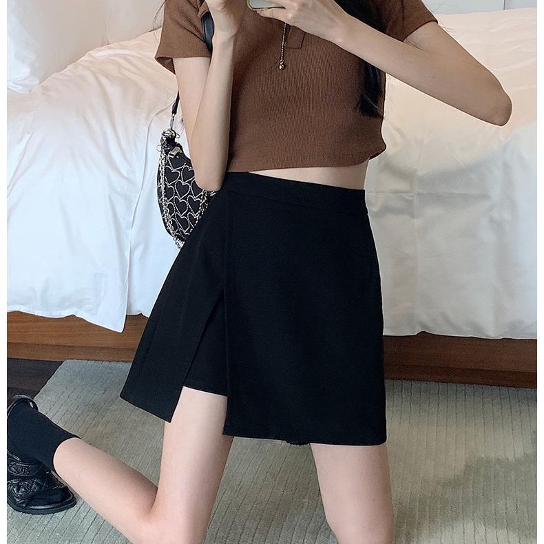 

Niche Academy Women s High-Waist Summer 2024 A-Line Slimming Wrap Skirt XXL чёрный