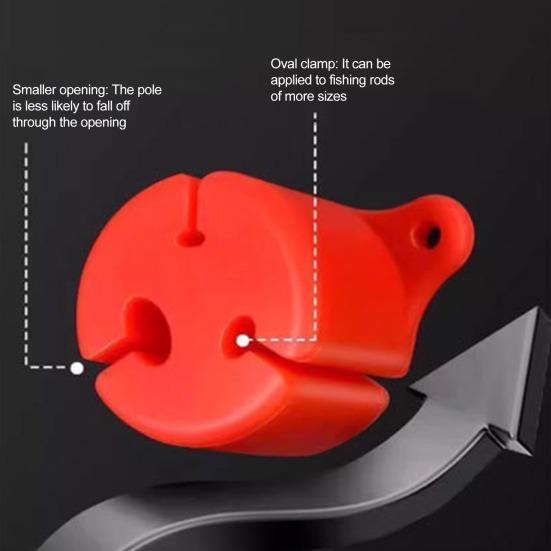 10Pcs Bound Pole Balls Silicone Rod Strap Protective Cover Wide Compatibility Versatile Fishing Gear Accessory Holder
