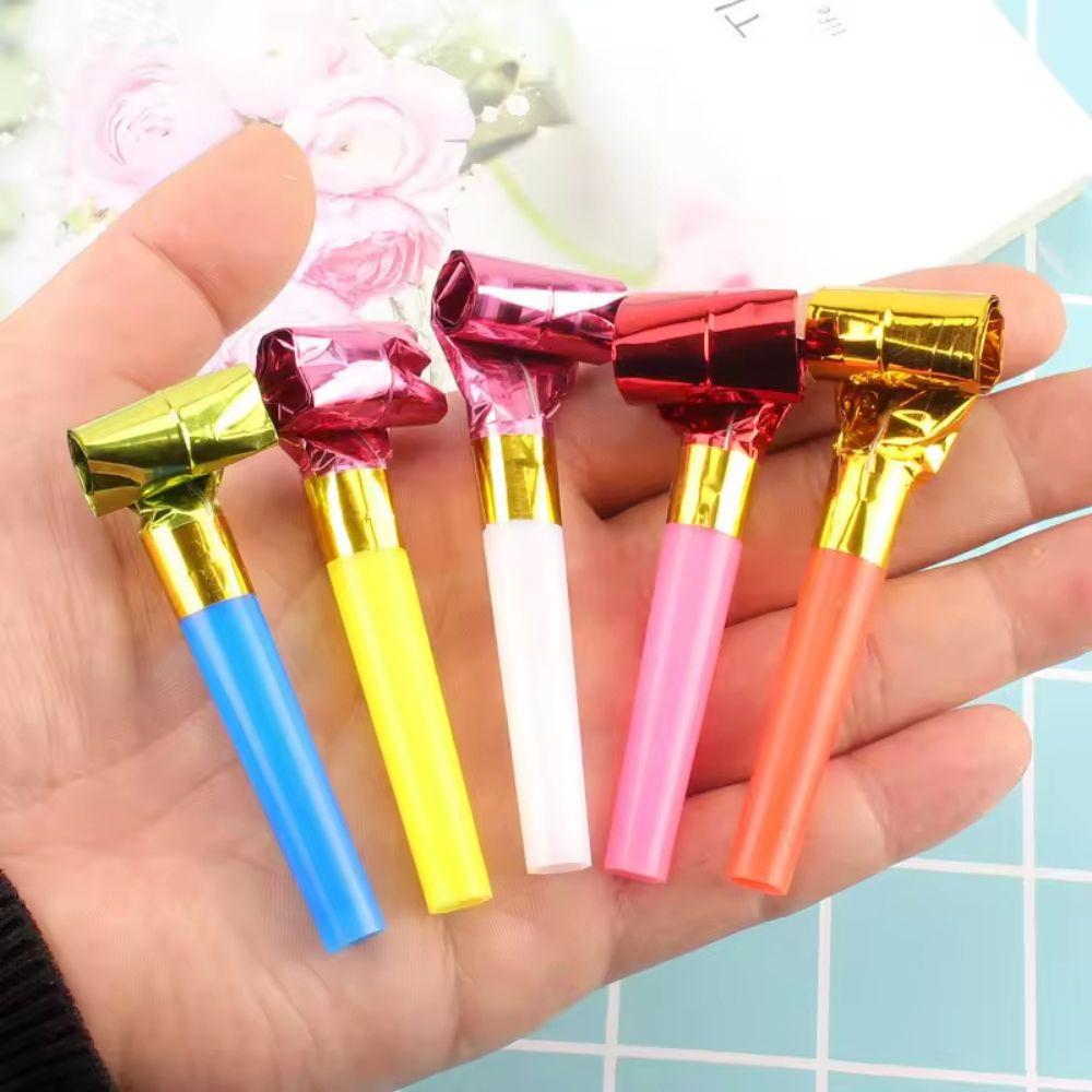 18/65/160pcs Plastic Party Blowers Mixing Color Cheerleading Noisemakers Long Nosed Dragon Design Birthday Party Gift YMY