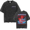 Band Rawayana Quin Trae Las Cornetas  Washed Vintage T Shirts Men Women Fashion Hip Hop Tshirts Cotton Oversized Tshirt
