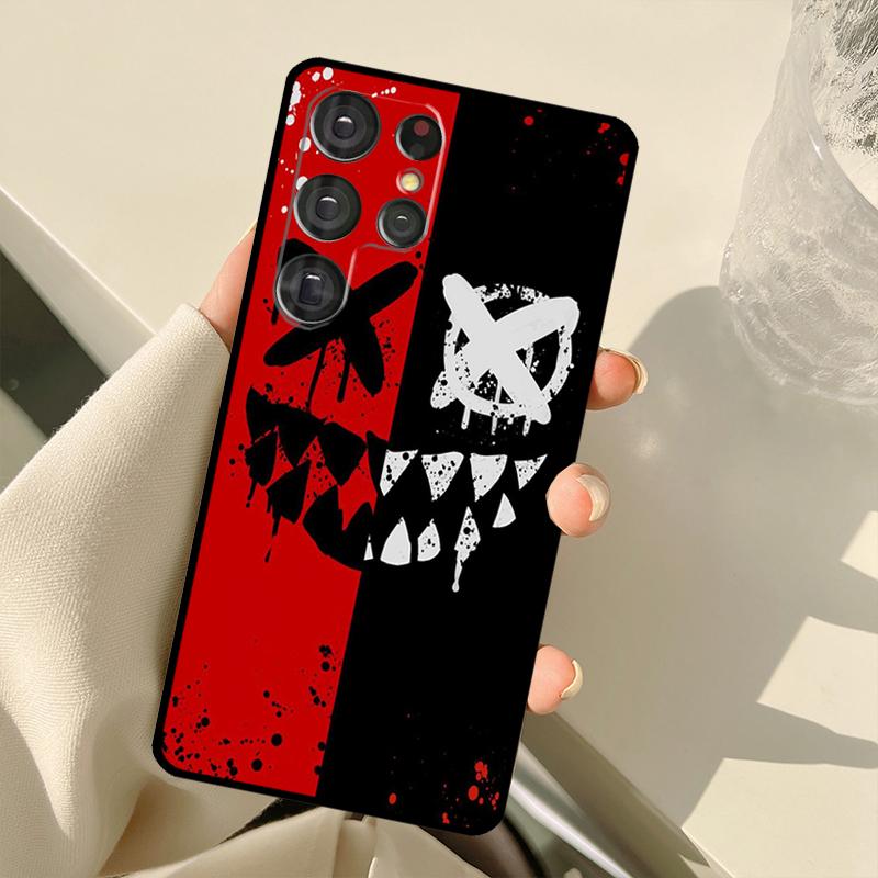 Scary Smile Skeleton Devil Case For Samsung Galaxy S22 Ultra S20 FE Note 20 Note 10 S8 S9 S10 Plus S21 Ultra Cover