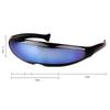 New Cyberpunk Sunglasses Women Men Futuristic UV400 Protection Vintage Designer Shades Gafas De Sol