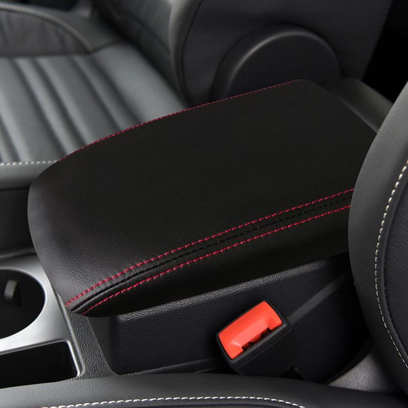 Volkswagen Touran L Armrest Box Leather Cover for 2016-2018 Models - Dustproof Interior Modification Pad