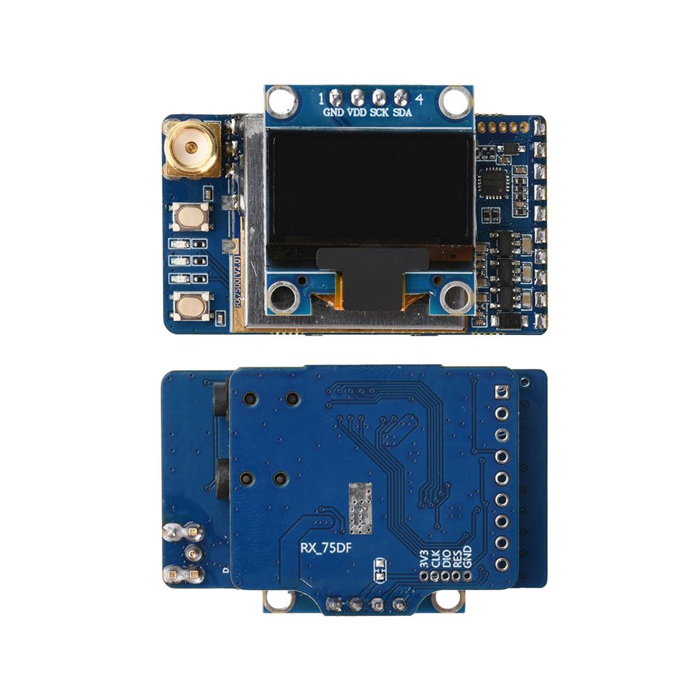 VRX-75DF 6.1-7.2 GHz Video Receiver VRX 7.2 GHz 64-Channel FPV Analog Image Transmission Receivers for FPV Drones